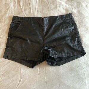 Pleather Shorts